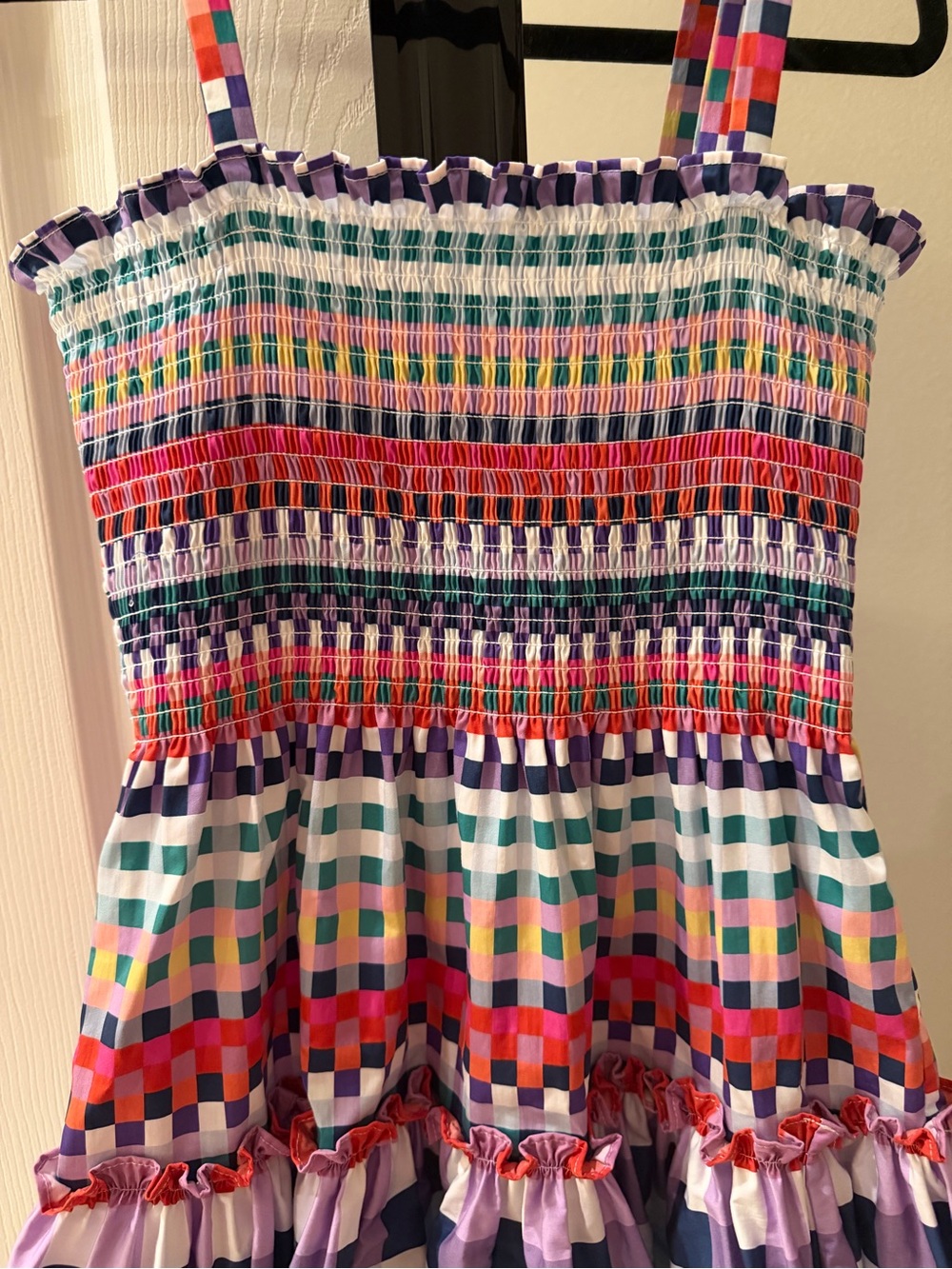 Hill House Seraphina Mini in Multicolor Gingham - Picture 5 of 12
